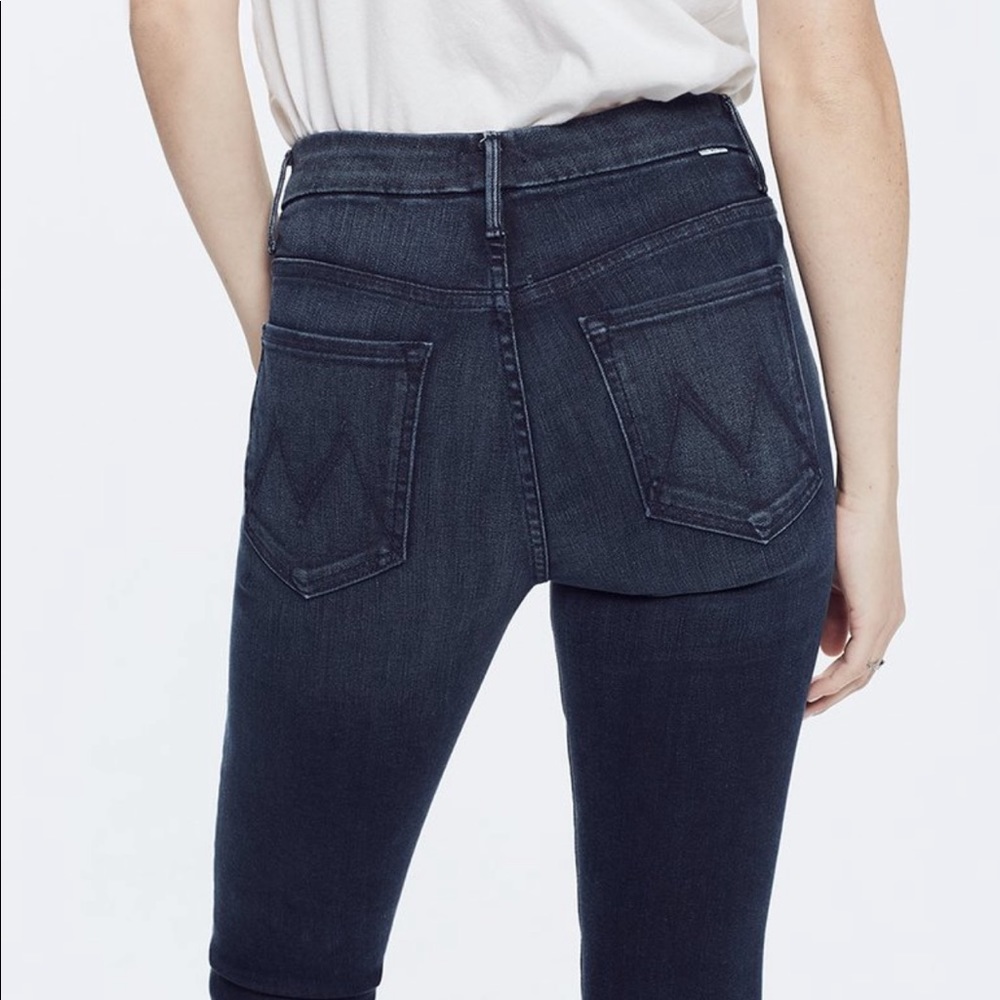 MOTHER HIGH WAISTED LOOKER ANKLE FRAY 29